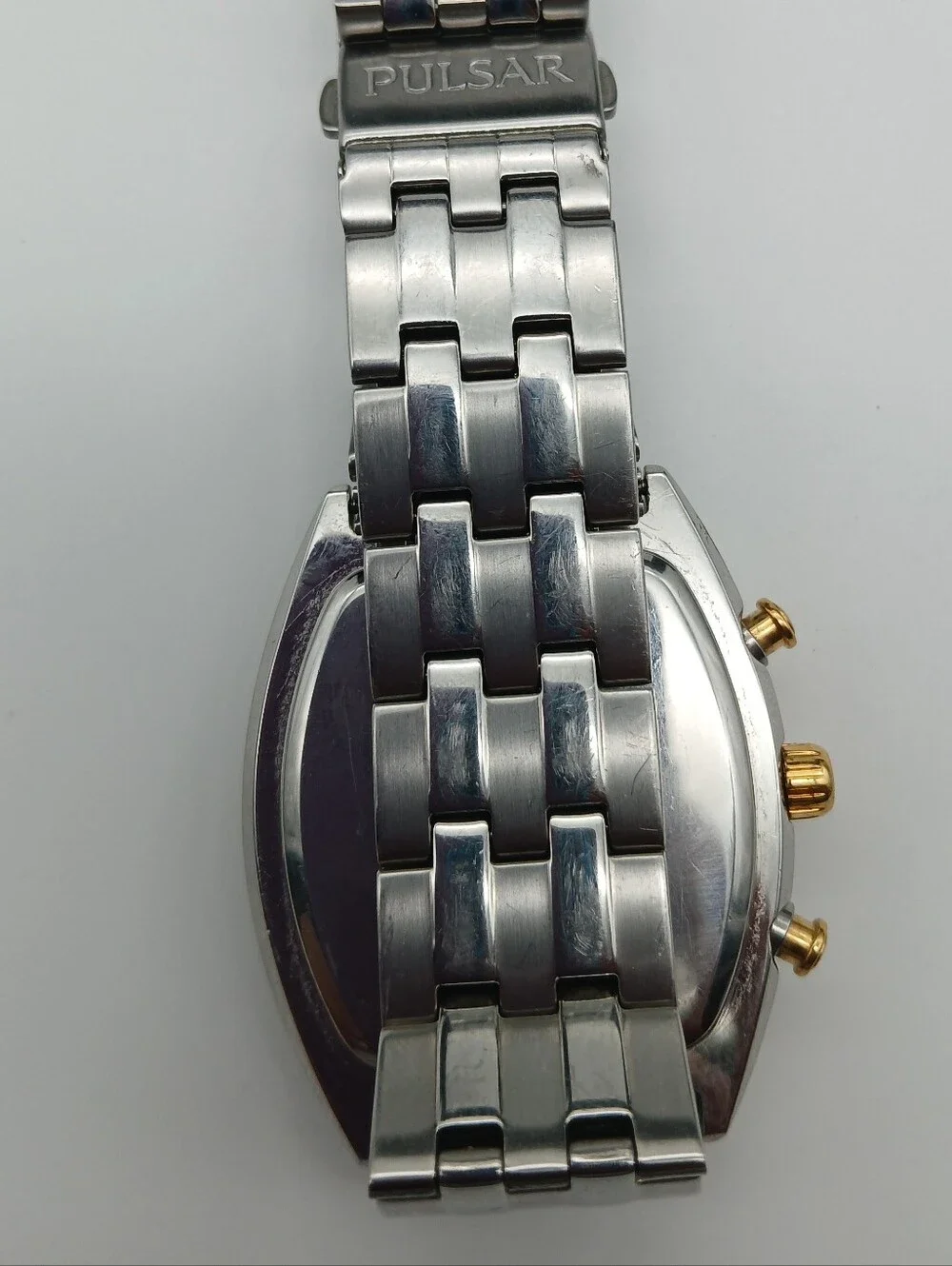 Pulsar Two-Tone Silver and Gold Chronograph Men’s Watch 361776